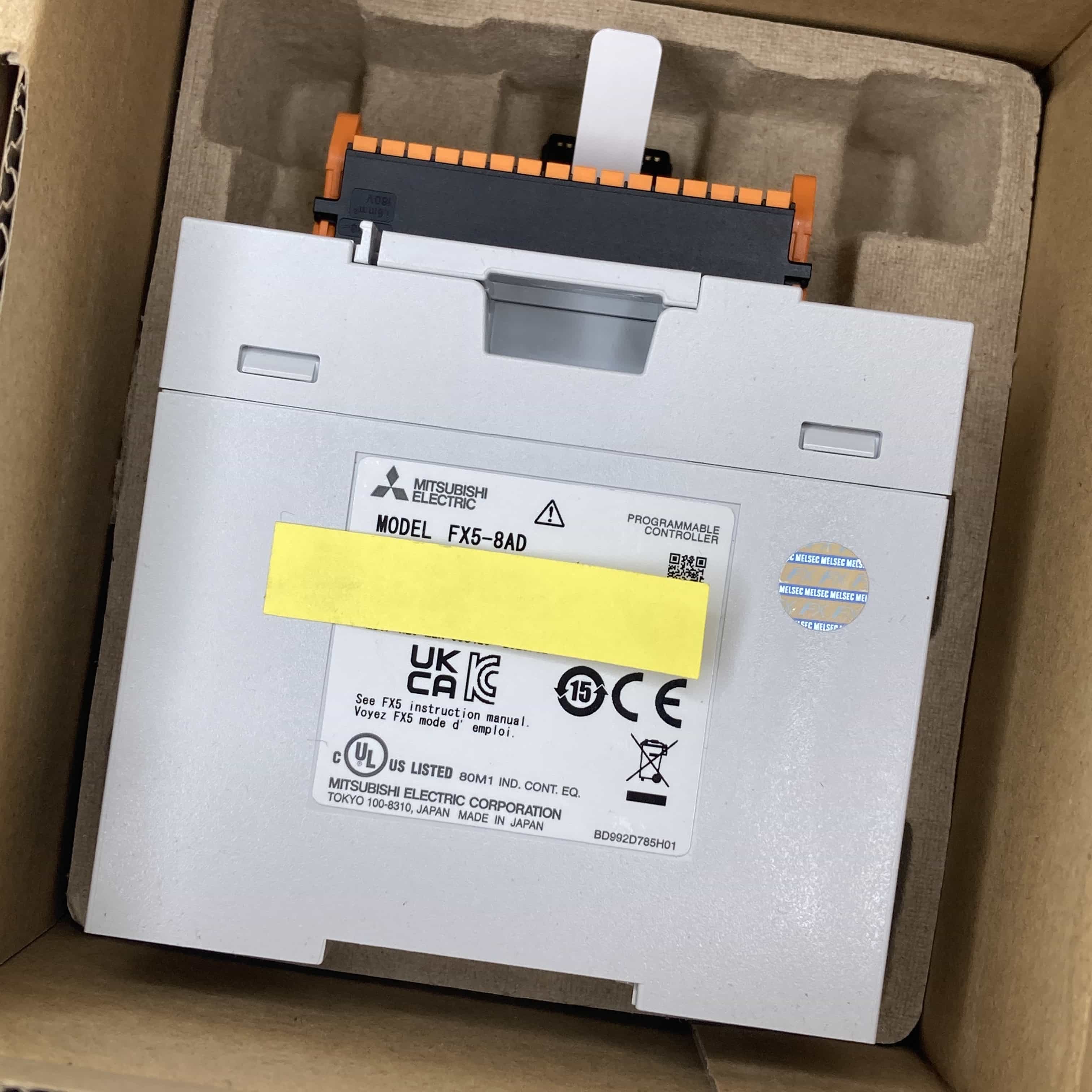【新品】三菱電機 FX5-8AD 8点アナログ入力 FX5-8AD 2026年製 多チャンネルアナログ入力ユニット（iQ-Fシリーズ：8